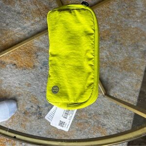 Lululemon Athletics Neon Yellow Zip Pouch